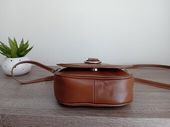 Genuine Leather dámská malá kabelka kožená - 12