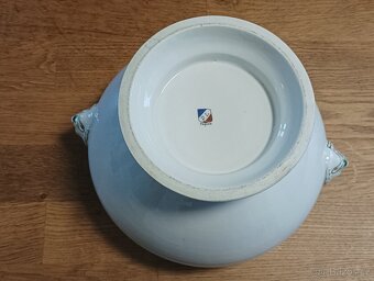 STAROŽITNÁ SECESNÍ PORCELÁNOVÁ MÍSA PIGOIS & JACQUET FRANCIE - 12