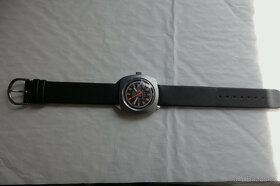 Staré funkční,zachovalé mech.hodinky Ruhla Sport de luxe - 12