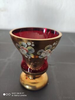 Prodáno Kolekce starožitného skla z československé - 12