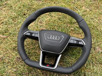 AUDI sportovy volant kozeny zkoseny - 12