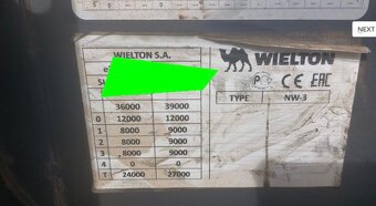 Wielton sklápěcí návěs - 12