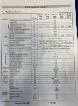 Rok výroby 2007, CNC soustruh SF 55/1000 - 12