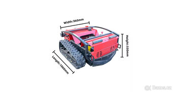 Svahová mulčovací sekačka RC ovladana SKK55 B - 12