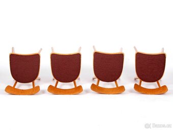 Designové retro židle po přečalounění, 4 kusy. - 12