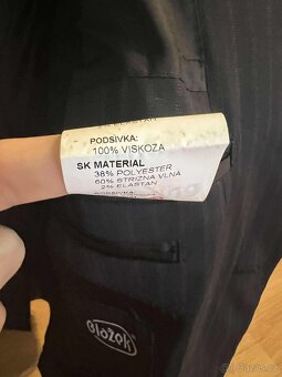 Pánské proužkované sako Blažek Praha – velikost 48 - 12