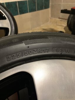 Alu kola Škoda R17 5X112 LETNÍ PNEU 225/50 R17 PROTEUS - 12