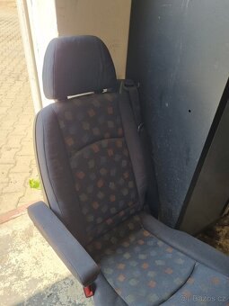 Prostřední řada sedaček Mercedes Vito W639 sklápěcí - 12