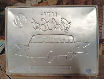 IKONICKÉ RÁDIO PHILIPS Z 60. LET+PLECH. CEDULE VW - HIPPIES - 12