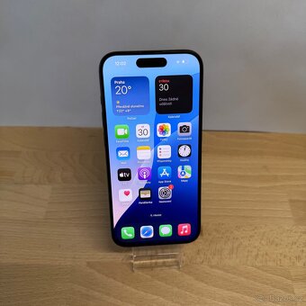 iPhone 15 Pro 256GB, černý, 98% baterie, eSIM (rok záruka) - 12