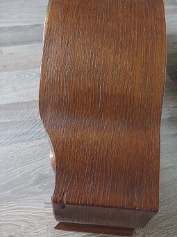 Krbové stolní hodiny starožitný Německo - 12