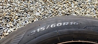 215/60 R16 zimní 5x112  sada plechových disků 4x5,2mm - 12