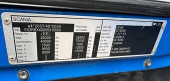 Scania R 500 - 6x4 - V8 – Meiller S3 + Bordmatik – EURO 6  - 12