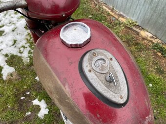 Jawa 350 / 354 kývačka, původní stav, patinovka, po STK - 12