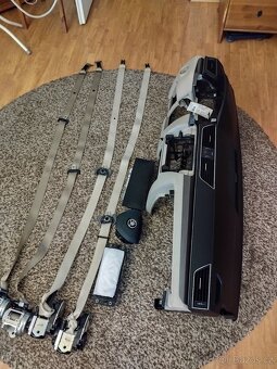 Airbagová sada Škoda Superb 3 béžový s originální deskou - 12