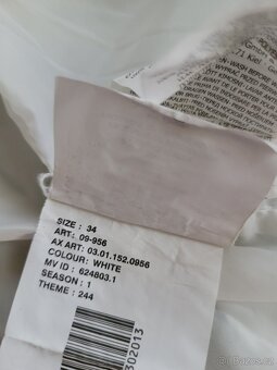 Dámská bílá bunda se šněrováním zn. Amisu, vel. XS - 12