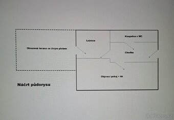 Prodej nového bytu s terasou, 2+kk, Vizovice. - 12