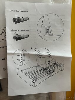 Luxusní postel s vysouvacím projekčním plátnem - 12