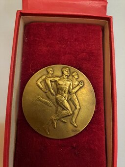 STARÉ MOSAZNÉ MEDAILE ZE 30.let - 12