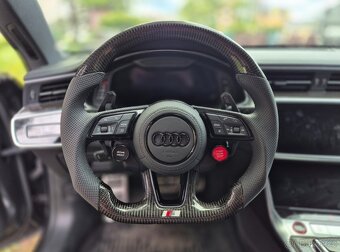 KARBONOVY VOLANT AUDI so ŠTART/STOP DRIVE SELECT - 12