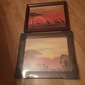 AFRIKA - dekorace 12 ks, fototapeta na zed, maska apod. - 12
