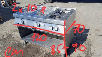 Varný modul Zanussi, 2x fritéza, 1x vařidlo - 12
