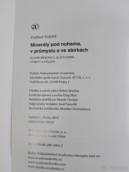 Minerály pod nohama v průmyslu a ve sbírkách - Velebil, 2012 - 12