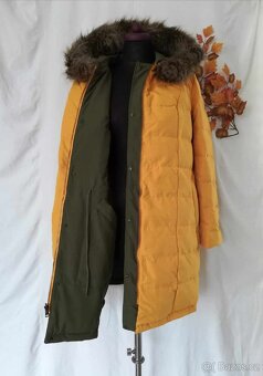 Péřová zimní oboustranná parka nová vel.38/40 - 12
