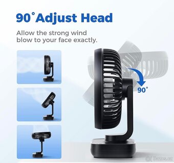 Mini stolní ventilátor - 12
