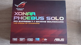 Zvuková karta ASUS XONAR Phoebus Solo - HI-RES - 12