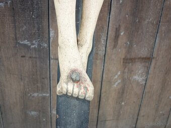 Starý Kristus dřevěný , super model - 12