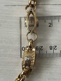 Zlato/ zlatý řetěz Versace 585/1000 - 12