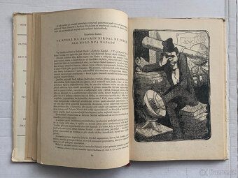 Jules Verne – různé staré knihy + přebaly, ceny v textu - 12