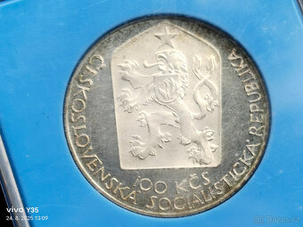 7x PROOF stříbrná pamětní mince Československo - 12