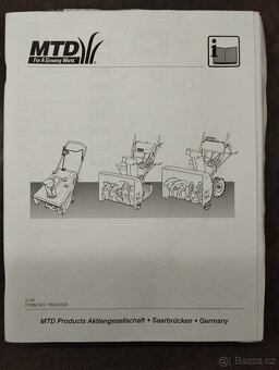 Sněžná fréza MTD E640F - 12