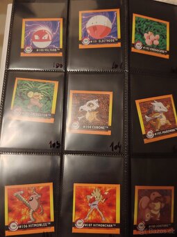 Pokémon album stickers - 12