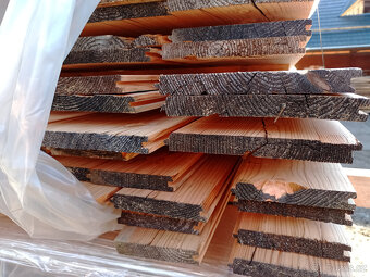 Prodám modřínové palubky (terasa či fasádá), TLOUŠTKA 2,1 cm - 12