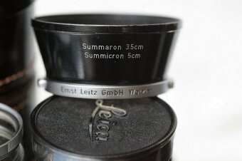 Objektiv Leica M 35mm 2.0 Summicron stříbrný, 8 členů, se sl - 12