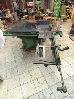 Trojkombinace BAUERLE  – litinová pila / frézka / dlabačka - 12