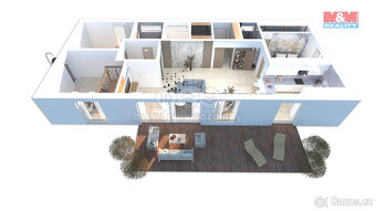 Úsporná novostavba RD, 121 m², Chlístovice - Pivnisko - 12