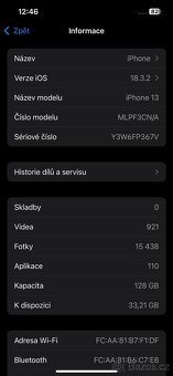 iPhone 13 128GB 100% baterie - 12
