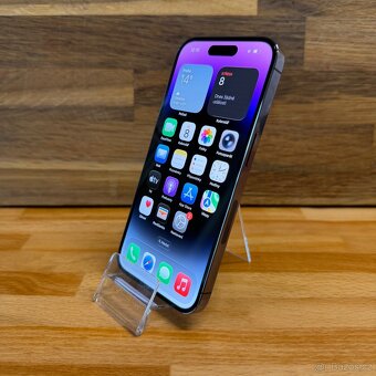 IPhone 14 Pro 256GB, fialový, 100% baterie, eSIM (záruka) - 12