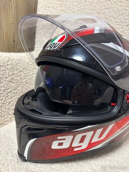 Přilba AGV K 5 S Tempest black/red - 12
