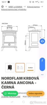 Krbová kamna Litinová- SLEVA - 12