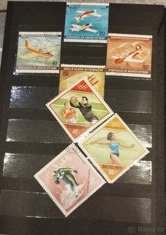 Sbírku známek známky 4x album č1 - 12