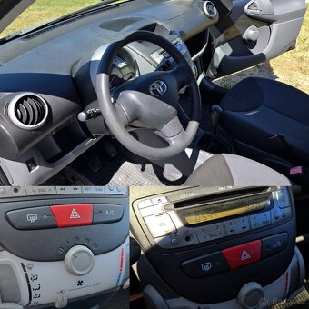 PĚKNÁ , BENZINOVÁ TOYOTA  AYGO  COOL 5DV. ALU ,KLIMATIZACE - 12