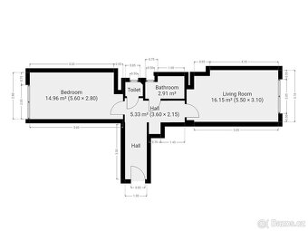 Pronájem bytu 1+1, Oblouková, Vršovice, 19900 Kč/měs, 44 m2 - 12