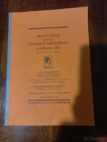 Zündapp K800, KS 601, K 500 atd - seznamy dílů, návody atd - 12
