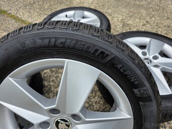 Zimní komplet kola Škoda ilias 5x112 205/55 r16 - 12