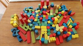 Vláček LORI, kostky chemoplast, stavebnice, Lego,kostky - 12